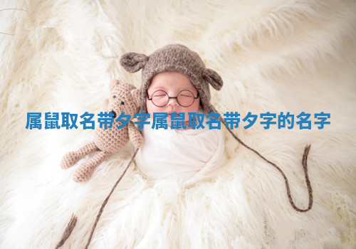 属鼠取名带夕字_属鼠取名带夕字的名字