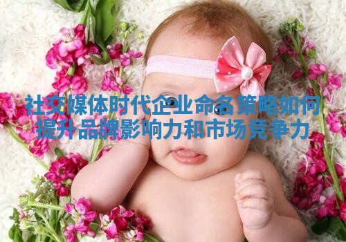 社交媒体时代企业命名策略如何提升品牌影响力和市场竞争力